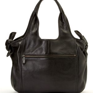 👜 Kooba | Black Carmine Leather Shoulder Bag